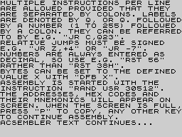 Opening screen