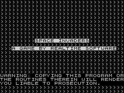 Opening screen