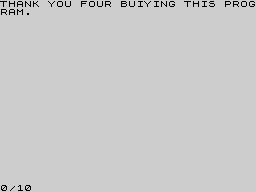 Running screen
