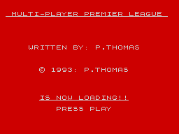 Opening screen