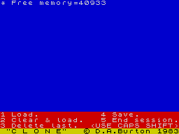 Running screen