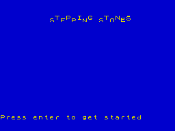 Opening screen