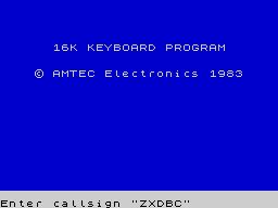 Opening screen