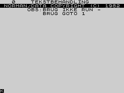 Running screen