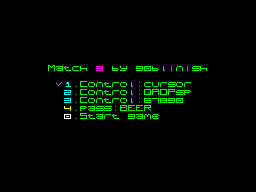 Opening screen