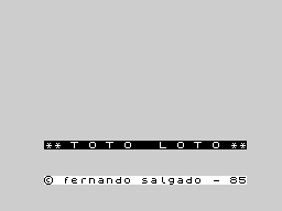 Loading screen