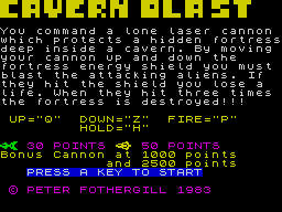 Opening screen