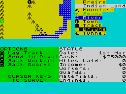 Running screen