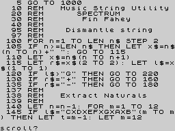 Running screen