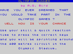 Opening screen