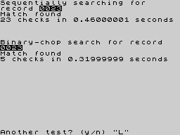 Running screen