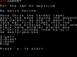 Opening screen