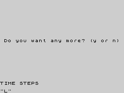 Running screen