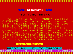 Opening screen