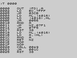 Running screen