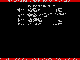 Running screen
