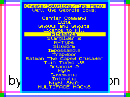 Running screen