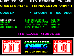 Running screen