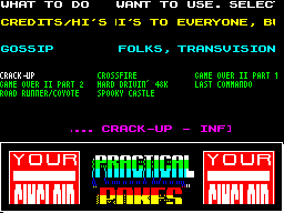 Running screen