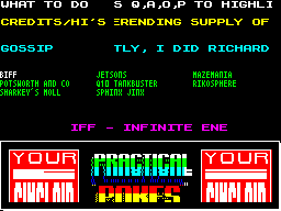 Running screen