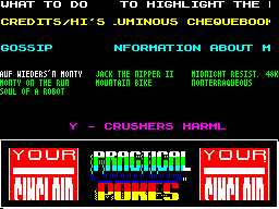 Running screen