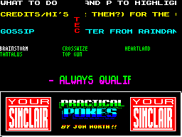 Running screen