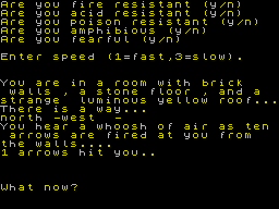 Running screen
