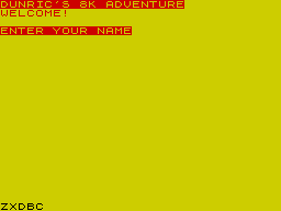 Opening screen