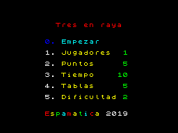 Opening screen