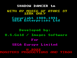 Opening screen