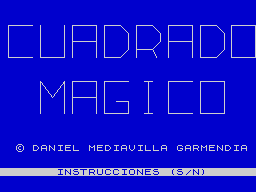 Opening screen