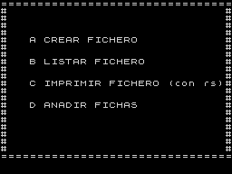 Opening screen