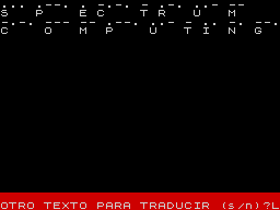 Running screen