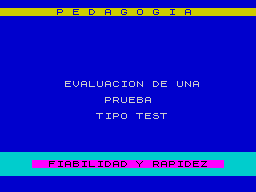 Opening screen