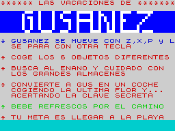 Opening screen