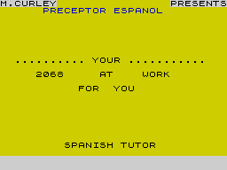 Opening screen