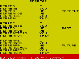 Running screen