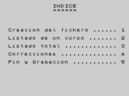 Opening screen