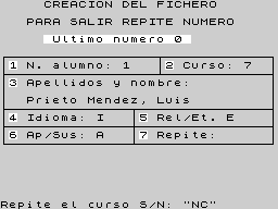 Running screen