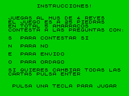 Opening screen
