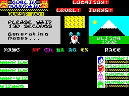 Running screen