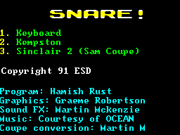 Opening screen