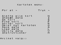 Running screen