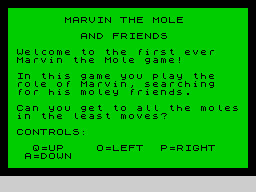 Opening screen