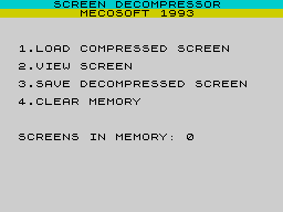 Running screen