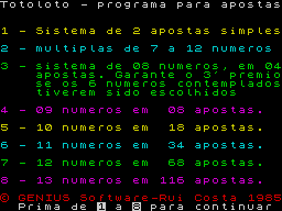 Running screen