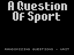 Opening screen