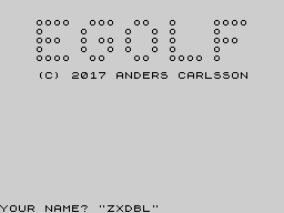 Opening screen