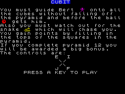 Opening screen
