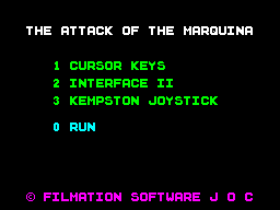 Opening screen